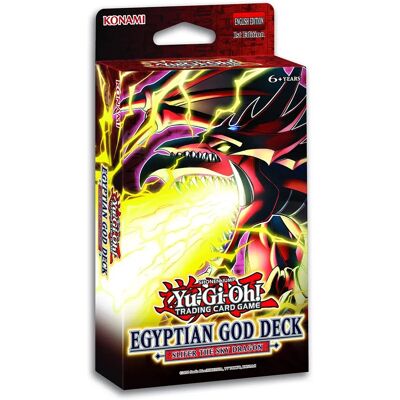 KONAMI Egyptian God Deck: Slifer the Sky Dragon - Trading Card Game Deck KONAMI Egyptian God Deck: Slifer the Sky Dragon - Trading Card Game Deck