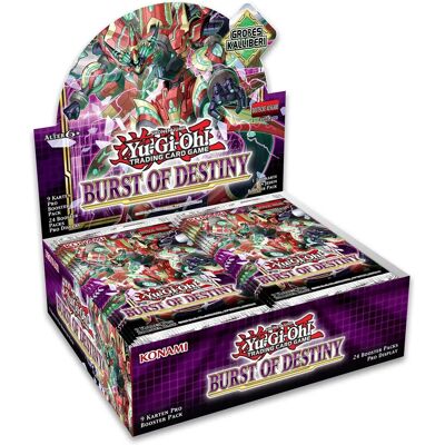 Konami Yu-Gi-Oh! Burst Of Destiny Booster Display - Trading Card Game Konami Yu-Gi-Oh! Burst Of Destiny Booster Display - Trading Card Game
