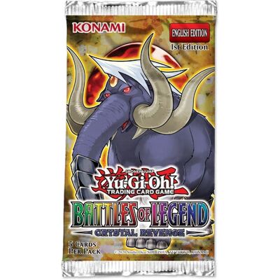 Konami Yu-Gi-Oh! Battles of Legend: Crystal Revenge Booster Box - Card Game Expansion Konami Yu-Gi-Oh! Battles of Legend: Crystal Revenge Booster Box - Card Game Expansion