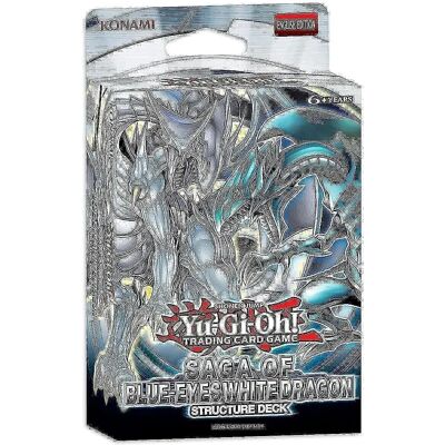 Yu-Gi-Oh! Blue-Eyes White Dragon Saga Structure Deck - Trading Card Game Yu-Gi-Oh! Blue-Eyes White Dragon Saga Structure Deck - Trading Card Game