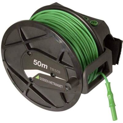 Gossen Metrawatt Z503Y TR50 II Bobina di cavo - 50m per terra e bassa impedenza Gossen Metrawatt Z503Y TR50 II Bobina di cavo - 50m per terra e bassa impedenza