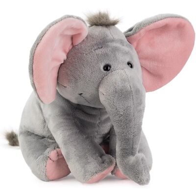 Schaffer BabySugar Elephant Plush Toy - 25 cm - Gray/Rose Schaffer BabySugar Elephant Plush Toy - 25 cm - Gray/Rose