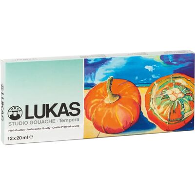 LUKAS Studio Gouache - Premium Künstler-Set T12 - 12 x 20ml Mehrfarbig LUKAS Studio Gouache - Premium Künstler-Set T12 - 12 x 20ml Mehrfarbig