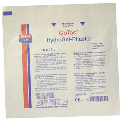 Gothaplast Gothac HydroGel-Pflaster 10x10cm - Verband Gothaplast Gothac HydroGel-Pflaster 10x10cm - Verband