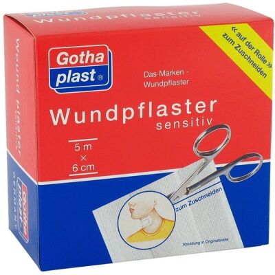 Gothaplast Modell - Sensibler Wundverband - 6cm x 5m - Erste Hilfe Gothaplast Modell - Sensibler Wundverband - 6cm x 5m - Erste Hilfe