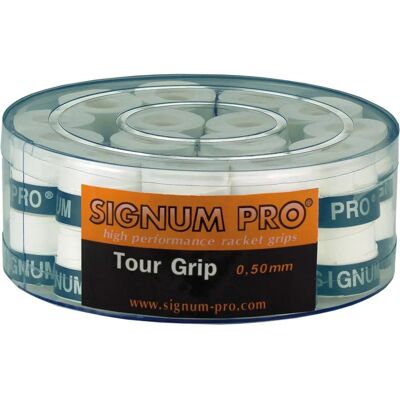 Signum Pro Tour Grip - Fin, Sensible, 0,5mm - Overgrip - Publicité Signum Pro Tour Grip - Fin, Sensible, 0,5mm - Overgrip - Publicité