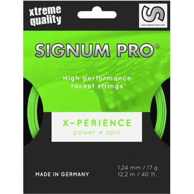 Signum Pro Xperience Set 12m neon grön snöre - String Signum Pro Xperience Set 12m neon grön snöre - String