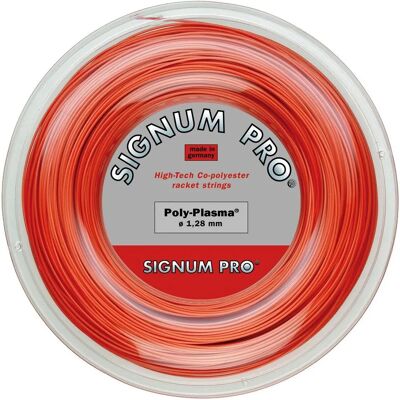Signum Pro Poly Plasma Orange 200m Tennissait - Kraft & Kontrolle Signum Pro Poly Plasma Orange 200m Tennissait - Kraft & Kontrolle
