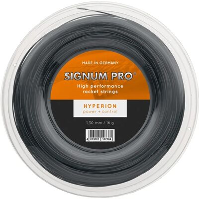 Cordage de Tennis Signum Pro Hyperion - Monofilament 200m - Noir Cordage de Tennis Signum Pro Hyperion - Monofilament 200m - Noir
