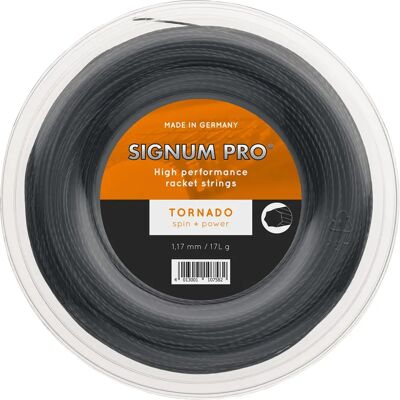 Signum Pro Tornado 200m Svart Sträng - Tennissträng Signum Pro Tornado 200m Svart Sträng - Tennissträng