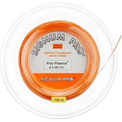 Signum Pro Poly Plasma Tennis-Saite Orange 100m - Saite Signum Pro Poly Plasma Tennis-Saite Orange 100m - Saite
