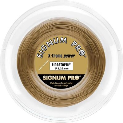 Signum Pro Firestorm Metallic - Corda da Tennis ad Alta Accelerazione Signum Pro Firestorm Metallic - Corda da Tennis ad Alta Accelerazione