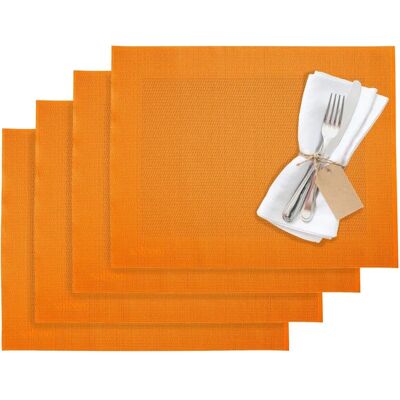 WESTMARK Orange Set med 4 underlägg - Bordstillbehör WESTMARK Orange Set med 4 underlägg - Bordstillbehör