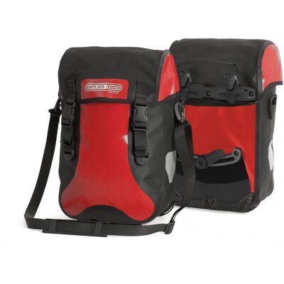 Ortlieb Fietstassen Classic Rood-Zwart 30L Ortlieb Fietstassen Classic Rood-Zwart 30L