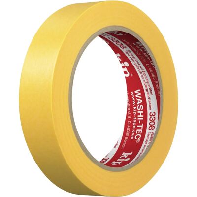 KIP 3308 Gelb Washi-Tec Klebeband - Band KIP 3308 Gelb Washi-Tec Klebeband - Band