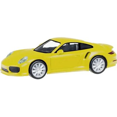 Herpa Porsche 911 Turbo - Renn-Gelb H0 Modellbahn Herpa Porsche 911 Turbo - Renn-Gelb H0 Modellbahn