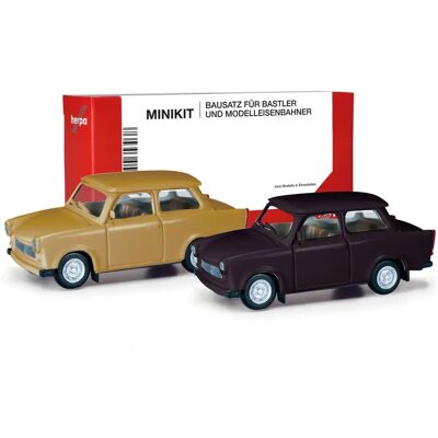 Herpa 013901-002 Voiture Modèle Trabant 601 Noire - H0 - Limousine Herpa 013901-002 Voiture Modèle Trabant 601 Noire - H0 - Limousine