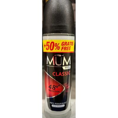 Mum Mum Men Classic Deo Roll-on 75 ml - Déodorant - Publicité Mum Mum Men Classic Deo Roll-on 75 ml - Déodorant - Publicité
