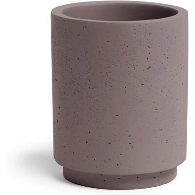 Möve Solid Grey Cement Bathroom Accessory - Toothbrush Holder Möve Solid Grey Cement Bathroom Accessory - Toothbrush Holder