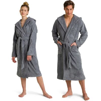 Möve Badjas Superwuschel Grijs 3XL - Badjas Möve Badjas Superwuschel Grijs 3XL - Badjas