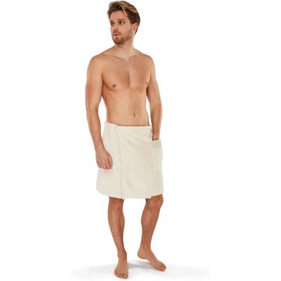 MÖVE Peignoir 50cm Beige - Unisexe Coton Terry MÖVE Peignoir 50cm Beige - Unisexe Coton Terry