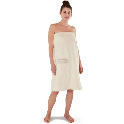 MÖVE Unisex Beige Baumwoll Sauna-Kilt - 85cm - Wellness Sarong MÖVE Unisex Beige Baumwoll Sauna-Kilt - 85cm - Wellness Sarong