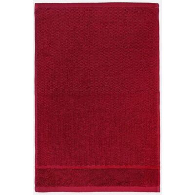 Frottana PERLE Coton Rouge 30 x 50 cm - Serviette invité Frottana PERLE Coton Rouge 30 x 50 cm - Serviette invité