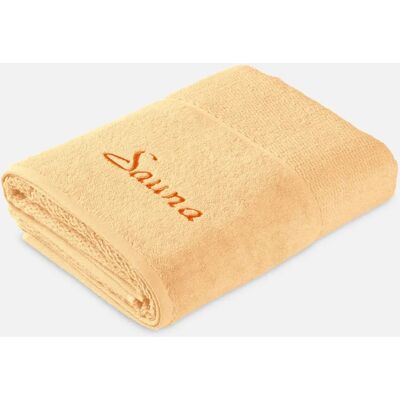 Frottana Pearl Yellow Cotton Sauna Towel - Saunatuch Frottana Pearl Yellow Cotton Sauna Towel - Saunatuch