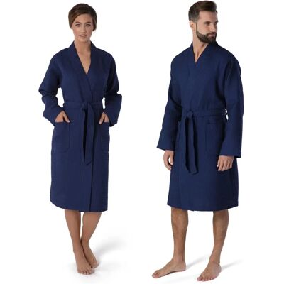 Kimono Unisexe MÖVE en Waffle Piqué - Homewear Kimono Unisexe MÖVE en Waffle Piqué - Homewear