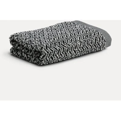 MÖVE Brooklyn Handduk - Svart, Naturlig, 50x100cm MÖVE Brooklyn Handduk - Svart, Naturlig, 50x100cm