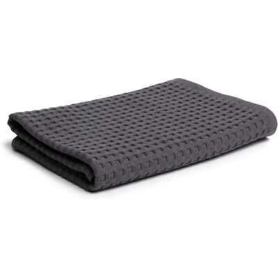 Möve Piquée Grey Towel - Handtuch 50x100cm with Cotton Waffle Pique Möve Piquée Grey Towel - Handtuch 50x100cm with Cotton Waffle Pique