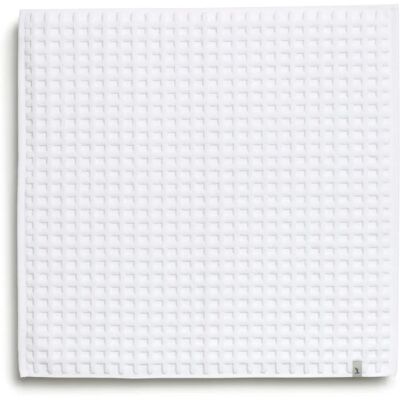 MÖVE Waffelpiquee Bath Mat - 60x60cm - White - Bath Mat MÖVE Waffelpiquee Bath Mat - 60x60cm - White - Bath Mat