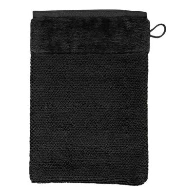 möve Bamboo Luxe Zwart Washandje - 15x20 cm möve Bamboo Luxe Zwart Washandje - 15x20 cm