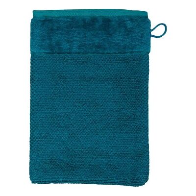 Guanto di lavaggio in cotone e viscosa Blue Bamboo Luxe - Guanto di lavaggio Guanto di lavaggio in cotone e viscosa Blue Bamboo Luxe - Guanto di lavaggio