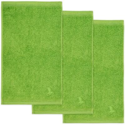 Serviettes de Client Möve Superwuschel - Ensemble de 3, Coton, Peridot Serviettes de Client Möve Superwuschel - Ensemble de 3, Coton, Peridot