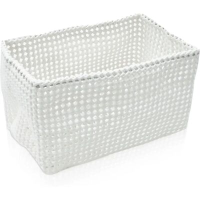 Möve Off White Rectangular Laundry Basket - Woven Mesh Möve Off White Rectangular Laundry Basket - Woven Mesh