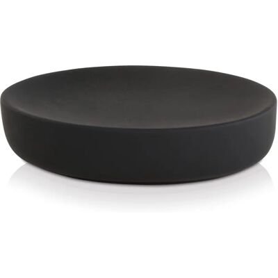 MÖVE Black Velvet Ovaler Keramik Seifenschale - Seifenhalter MÖVE Black Velvet Ovaler Keramik Seifenschale - Seifenhalter