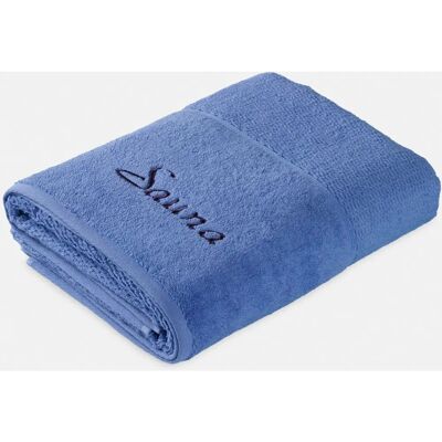 Frottana Pearl Blau Sauna Handdoek - Saunatuch Frottana Pearl Blau Sauna Handdoek - Saunatuch