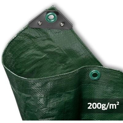 NOOR Buitenzeil - Polyethyleen, Groen, 2x2m - Zeil NOOR Buitenzeil - Polyethyleen, Groen, 2x2m - Zeil