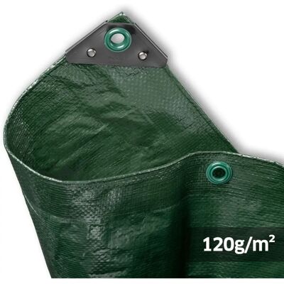 Noor Vert 3x5m Bâche - Gewebeplane - Publicité Noor Vert 3x5m Bâche - Gewebeplane - Publicité