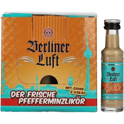 Berliner Luft SCHOKO Der Frische Pfefferminzlikör - Pfefferminz, Schokolade - Pfefferminzlikör Berliner Luft SCHOKO Der Frische Pfefferminzlikör - Pfefferminz, Schokolade - Pfefferminzlikör