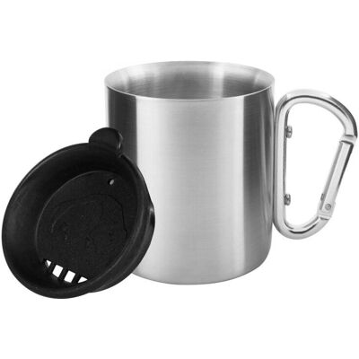 Tatonka Edelstahl Thermo Becher mit Karabiner 250ml - Outdoor Tatonka Edelstahl Thermo Becher mit Karabiner 250ml - Outdoor