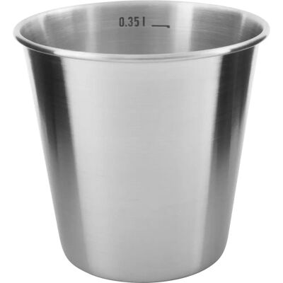 Tatonka Rostfritt Stål Campingmugg - 350ml - Grå Tatonka Rostfritt Stål Campingmugg - 350ml - Grå