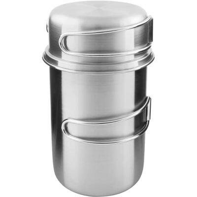 Sada hrnků Tatonka Handle Mug - Stříbrná - 850 ml Sada hrnků Tatonka Handle Mug - Stříbrná - 850 ml