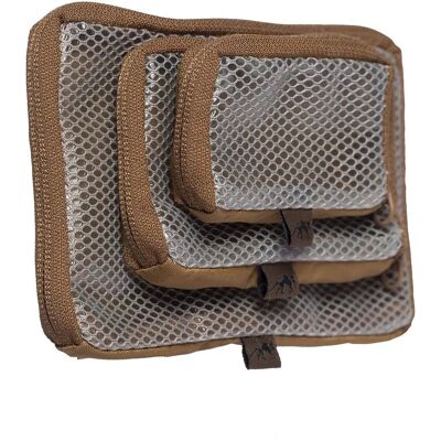 Tasmanian Tiger Organizer - Mesh Pouch Set - Braun Tasmanian Tiger Organizer - Mesh Pouch Set - Braun