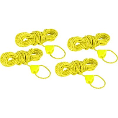 Tatonka Storm Line 2MM Reflective Tent Guy Lines - Yellow Tatonka Storm Line 2MM Reflective Tent Guy Lines - Yellow