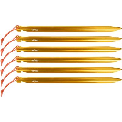 Tatonka Tent Pegs - 25 cm Gold Set of 6 Tatonka Tent Pegs - 25 cm Gold Set of 6