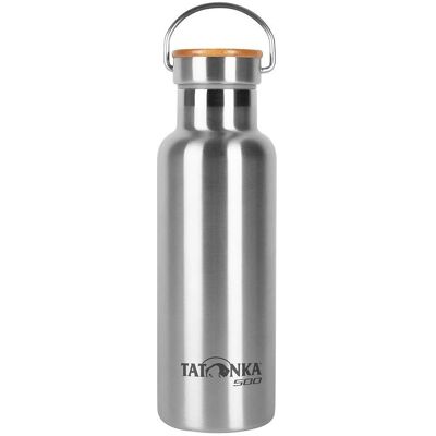 Tatonka Bouteille en Acier Inoxydable - 500ml - Gris Tatonka Bouteille en Acier Inoxydable - 500ml - Gris