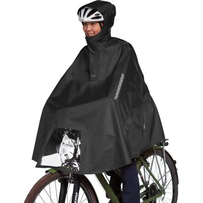 Tatonka Fietsponcho Zwart - Unisex - M - Waterdicht Tatonka Fietsponcho Zwart - Unisex - M - Waterdicht