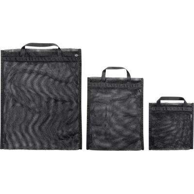 Tatonka Mesh Pocket Set - Flat Mesh Bags - Black - Mesh Pocket Set Tatonka Mesh Pocket Set - Flat Mesh Bags - Black - Mesh Pocket Set